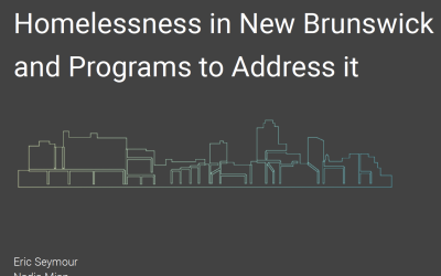 Homelessness in New Brunswick and Programs to Address It